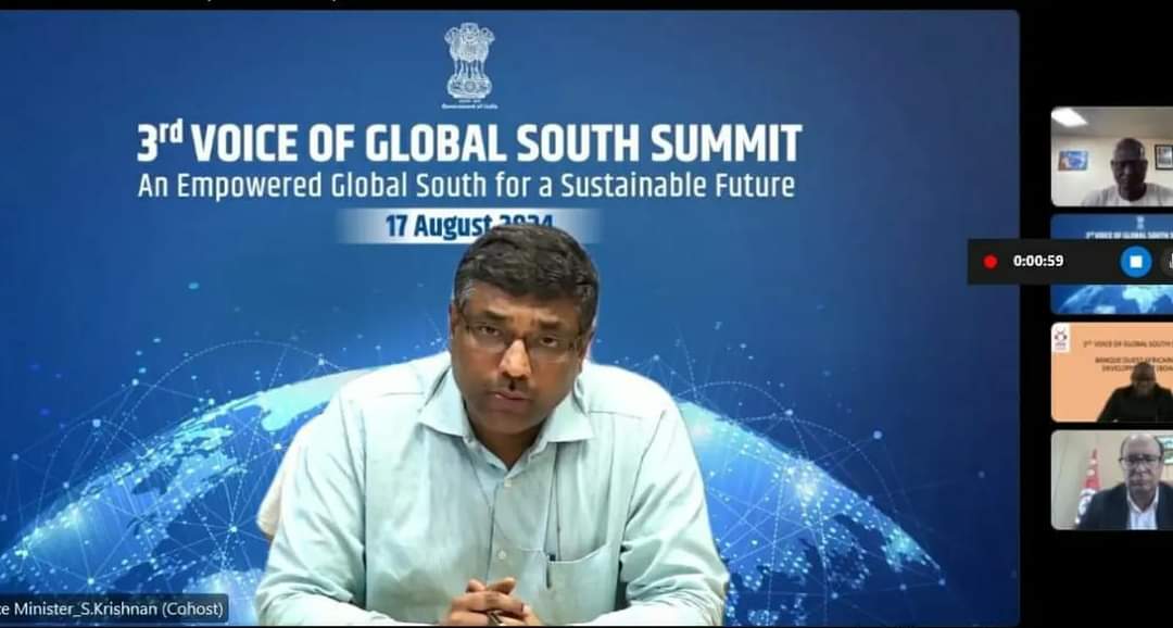 Mr Cory Belfon, Permanent Secretary of Ministry for Digital Transformation, attended the  Information & Technology Ministers’ Session on the theme, ‘DPIs for Development- A Global South Approach’, under the 3rd #VoiceOfGlobalSouth Summit on 17 August, 2024. 